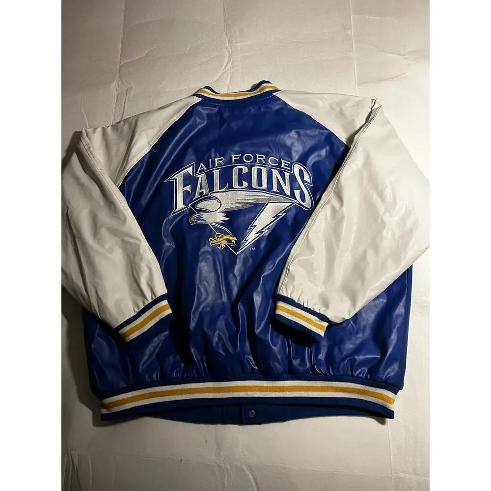 Vintage Steve & Barry’s Air Force Falcons Varsity Jacket Men XXL 2XL USAF